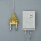 Гирлянда «Нить» 4 м с насадками «Шарик сетка», IP20, прозрачная нить, 20 LED, свечение тёплое белое, 8 режимов, 220 В 2388678