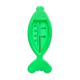 Термометр "Рыбка", детский, для воды, пластик, 15.5 см, МИКС