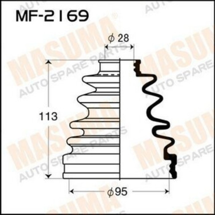 Пыльник ШРУСа MASUMA MF2169