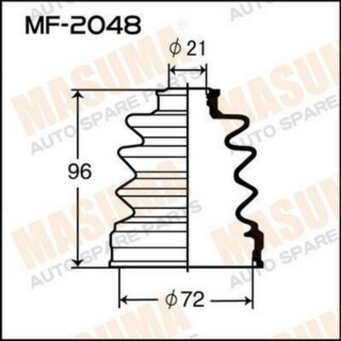 Пыльник ШРУСа MASUMA MF2048