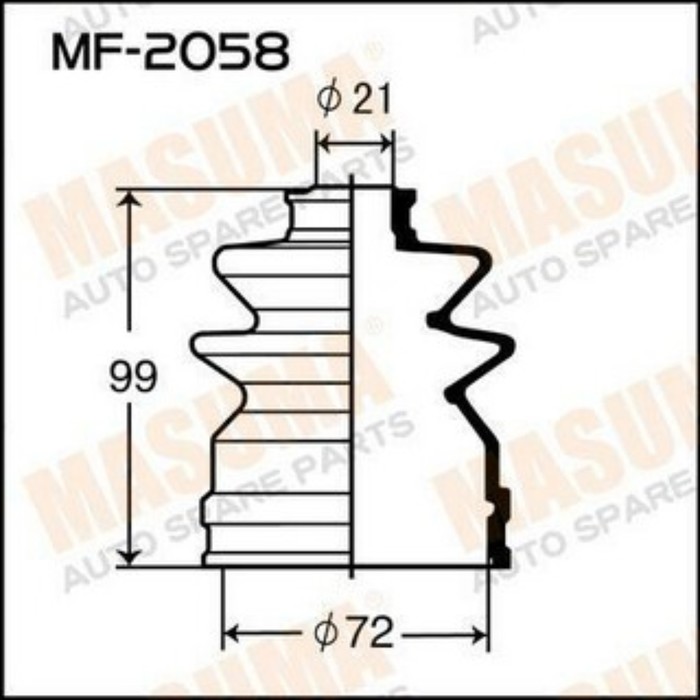 Пыльник ШРУСа MASUMA MF2058