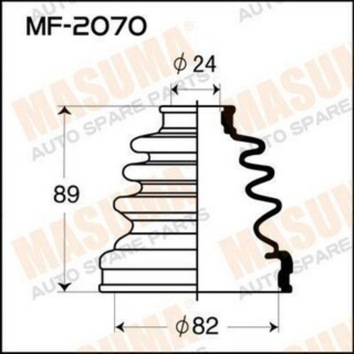 Пыльник ШРУСа MASUMA MF2070