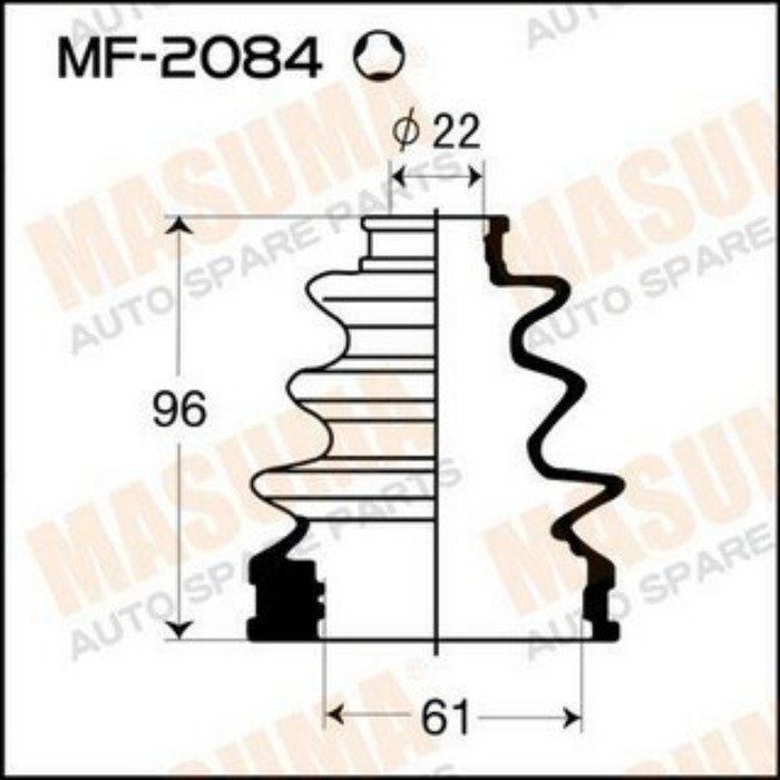 Пыльник ШРУСа MASUMA MF2084