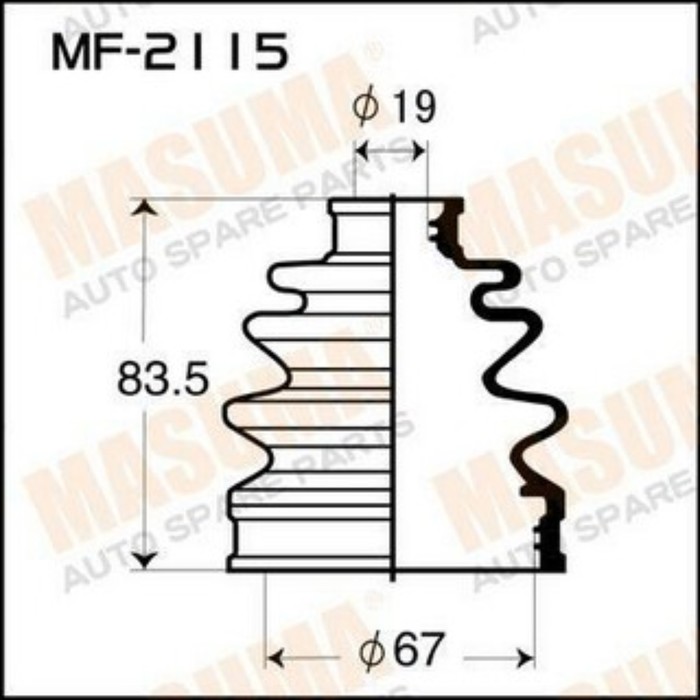 Пыльник ШРУСа MASUMA MF2115