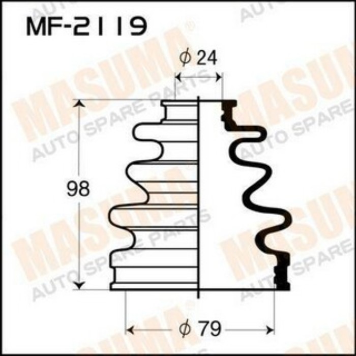 Пыльник ШРУСа MASUMA MF2119