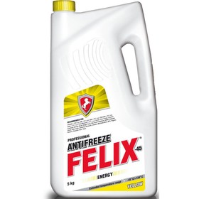 Антифриз FELIX Energy-45, желтый,  5 л 2747864