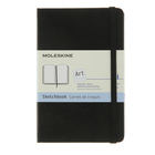 Блокнот для рисования 90х140 мм, 40 листов Moleskine Classic Sketchbook Pocket, картонная обложка, нелинованный блок, чёрный Блокнот для рисования 90х140 мм, 40 листов Moleskine Classic Sketchbook Pocket, картонная обложка, нелинованный блок, чёрный