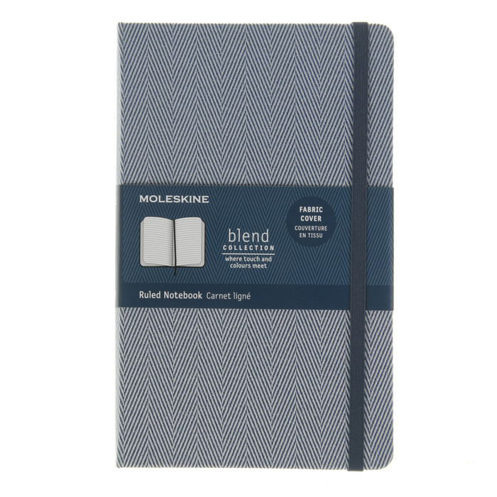 Блокнот 130х210 мм, 96 листов Moleskine Limited Edition Blend Large, текстильная обложка, тонированный блок в линейку