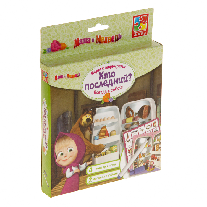 Настольная игра &quot;Кто последний&quot; Маша и Медведь VT2106-06