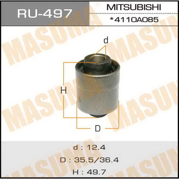 Сайлентблок MASUMA RU497