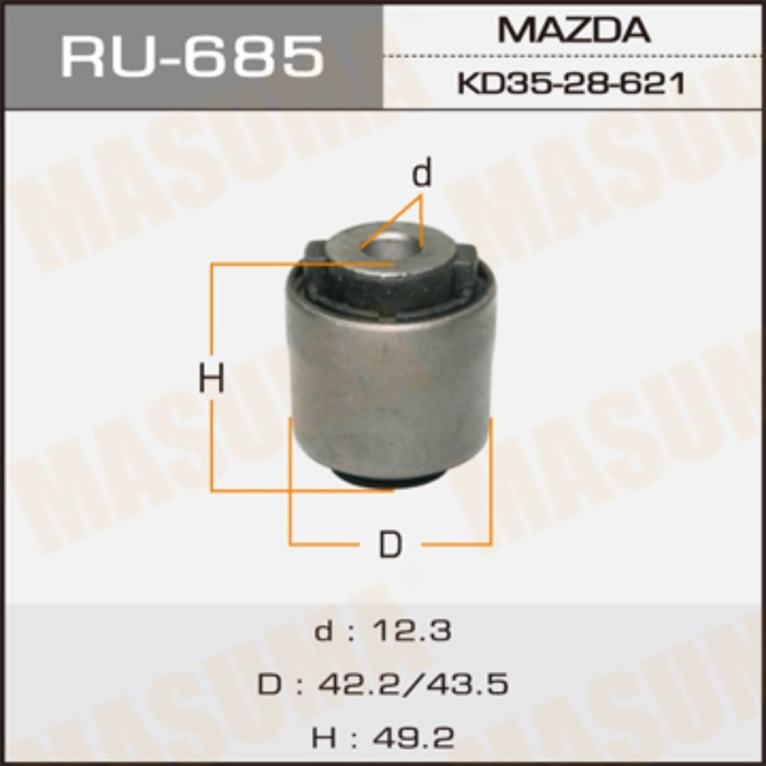 Сайлентблок MASUMA  RU685