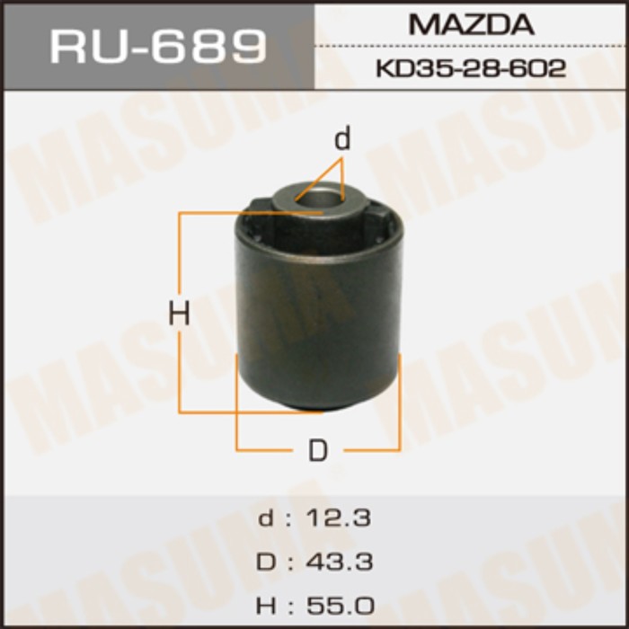 Сайлентблок MASUMA RU689