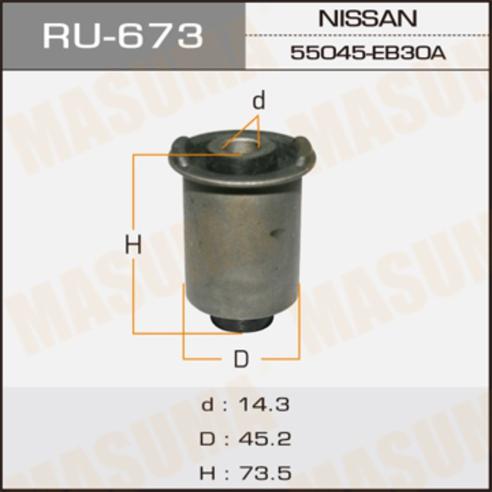 Сайлентблок MASUMA RU673