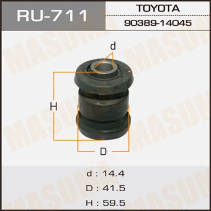 Сайлентблок MASUMA RU711