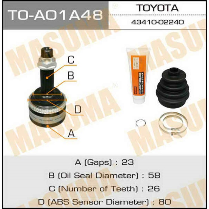 ШРУС MASUMA TOA01A48