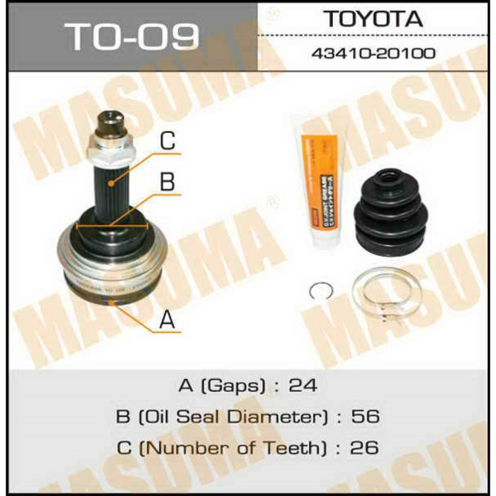 ШРУС MASUMA  TO09