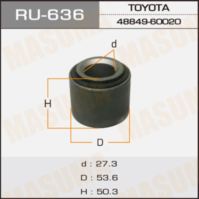 Сайлентблок Masuma RU636