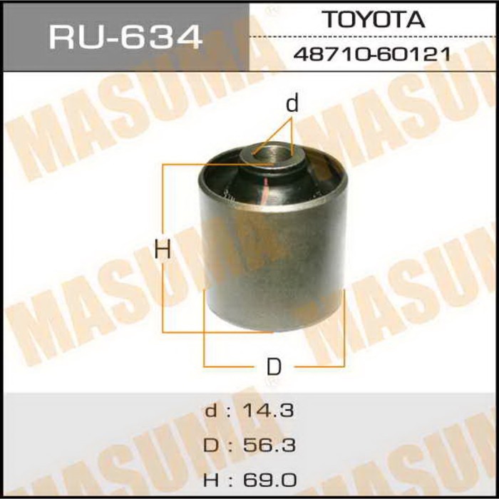 Сайлентблок MASUMA RU634