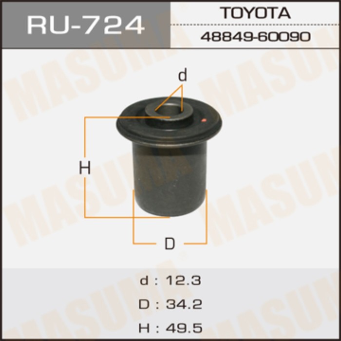 Сайлентблок MASUMA RU724