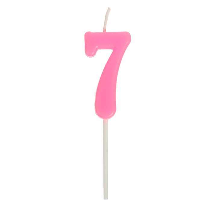 Розовая цифра 7. Свеча цифра 7 розовая. Цифра 7 на торт розовая. Торт цифра 7. Рлховпя цыфоа7.