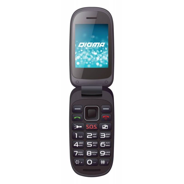 Сотовый телефон Digma LINX A200 Black 2sim, 2,4''