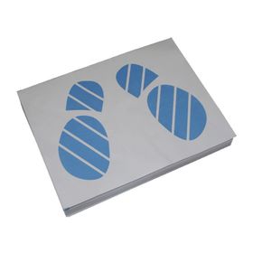Коврики бумажные двухслойные PINGO "Следы ног", 405х500 мм, 20 шт