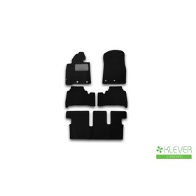 Коврики в салон Klever Standard Toyota Land Cruiser 200, 7 мест, АКПП, 2012-2016, внед, 5 шт 1950452