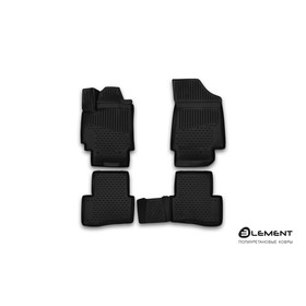 Коврики 3D в салон HYUNDAI Creta, 2016-2016, 4 шт. (полиуретан) 1950524