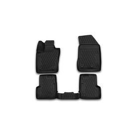 Коврики 3D в салон JEEP Renegade, 2015 -2016, 4 шт. (полиуретан) 1950541