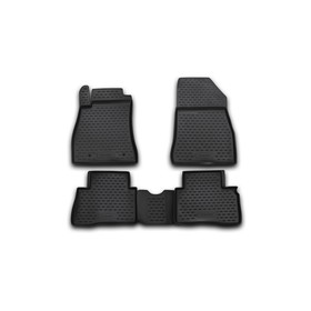 Коврики в салон NISSAN Juke, 2010-2014, 2014-2016 крючок T/L 4 шт. (полиуретан) 1951167