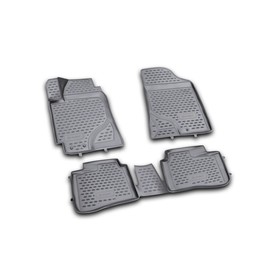 Коврики 3D в салон KIA Cerato 2009-2013, 4 шт. (полиуретан) 1950546