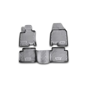 Коврики в салон NISSAN Qashqai+2 2008-2014, 4 шт. (полиуретан) 1951189