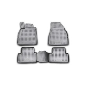 Коврики в салон RENAULT Megane II 2002-2009, 4 шт. (полиуретан) 1951260