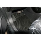 Коврики 3D в салон Mitsubishi Outlander, 2012-2015, 2015-2016, 2 WD, 4 шт. (полиуретан) 1950600