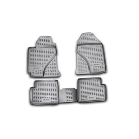 Коврики в салон TOYOTA Corolla 06/2002-2007, 4 шт. (полиуретан) 1951339