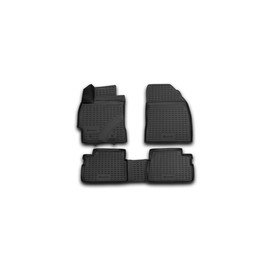 Коврики 3D в салон TOYOTA Corolla, 01/2007-2013 4 шт. (полиуретан) 1950630