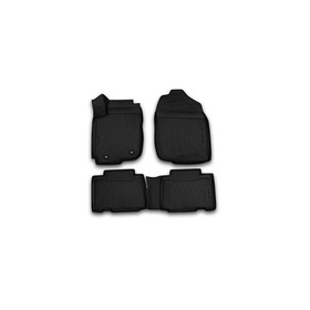 Коврики 3D в салон TOYOTA Rav 4, 2013-2015, 2015-2016, 4 шт. (полиуретан) 1950637