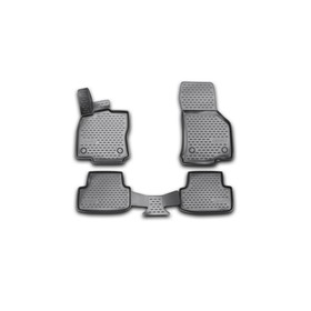 Коврики 3D в салон VW Golf VII, 2013-2016 4 шт. (полиуретан) 1950646