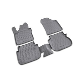 Коврики в салон VW Caddy 10/2007-2016, 4 шт. (полиуретан) 1951423