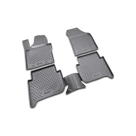 Коврики в салон VW Touran 11/2006-2016, 4 шт., 5 мест. (полиуретан) 1951468