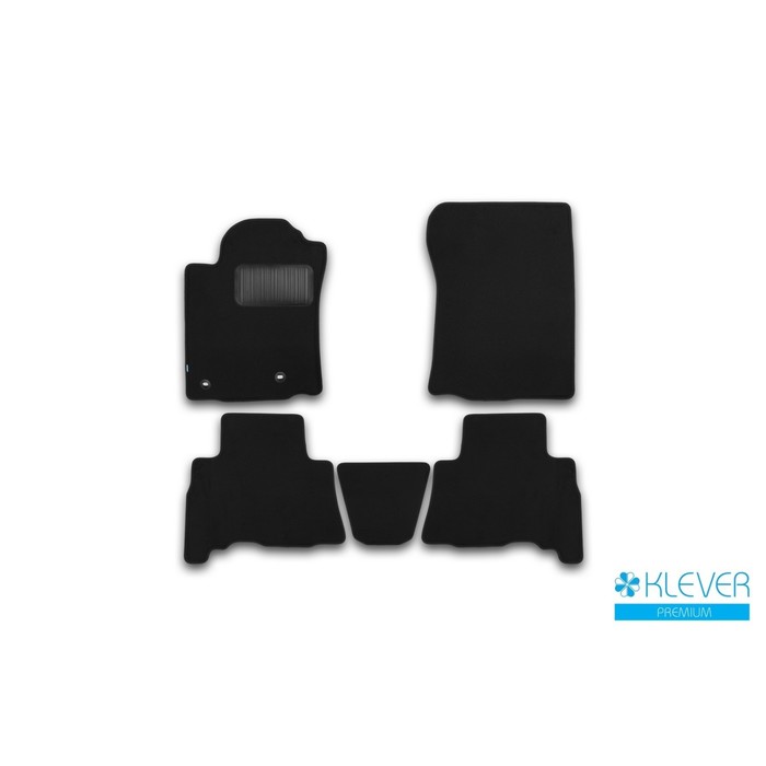 Коврики в салон Klever Premium TOYOTA Land Cruiser 150, 5 мест, 2013-2015, 2015-2016, внед., 5 шт. (