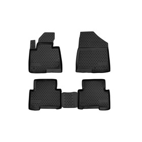 Коврики в салон HYUNDAI Santa Fe, 2012-2016 4 шт. (полиуретан) 1950916
