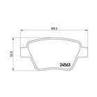 Колодки тормозные  Brembo P85114 2361959 - фото 64429
