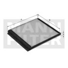 Фильтр салонный MANN-FILTER CU2736-2 1782331 - фото 64438
