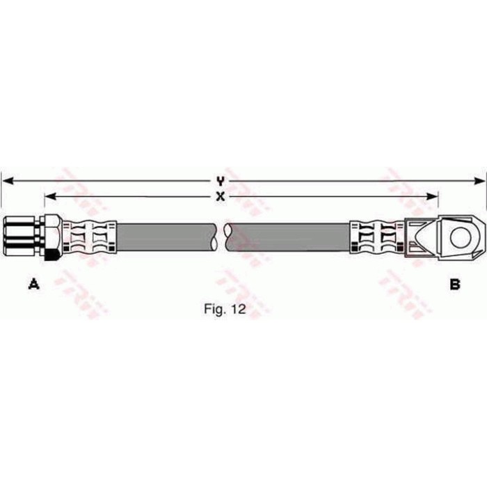 Шланг тормозной TRW PHD264