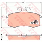 Колодки тормозные TRW GDB469M 2788593 - фото 64445