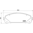 Колодки тормозные  Brembo P83145 2362059 - фото 64448