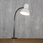 Настольная лампа 1x60W E27 белая (на прищепке) 11x9x70см - фото 9117677