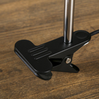 Настольная лампа 1x60W E27 белая (на прищепке) 11x9x70см - фото 9117679