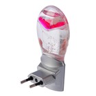 Ночник "Кроха" 0,3W (датчик освещенности) LED серебро/розовый - фото 2789792